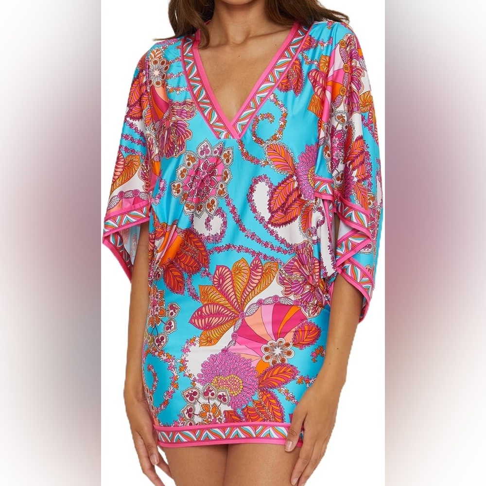 TRINA TURK Meilani Swim Cover Up Dress! Retail $152.